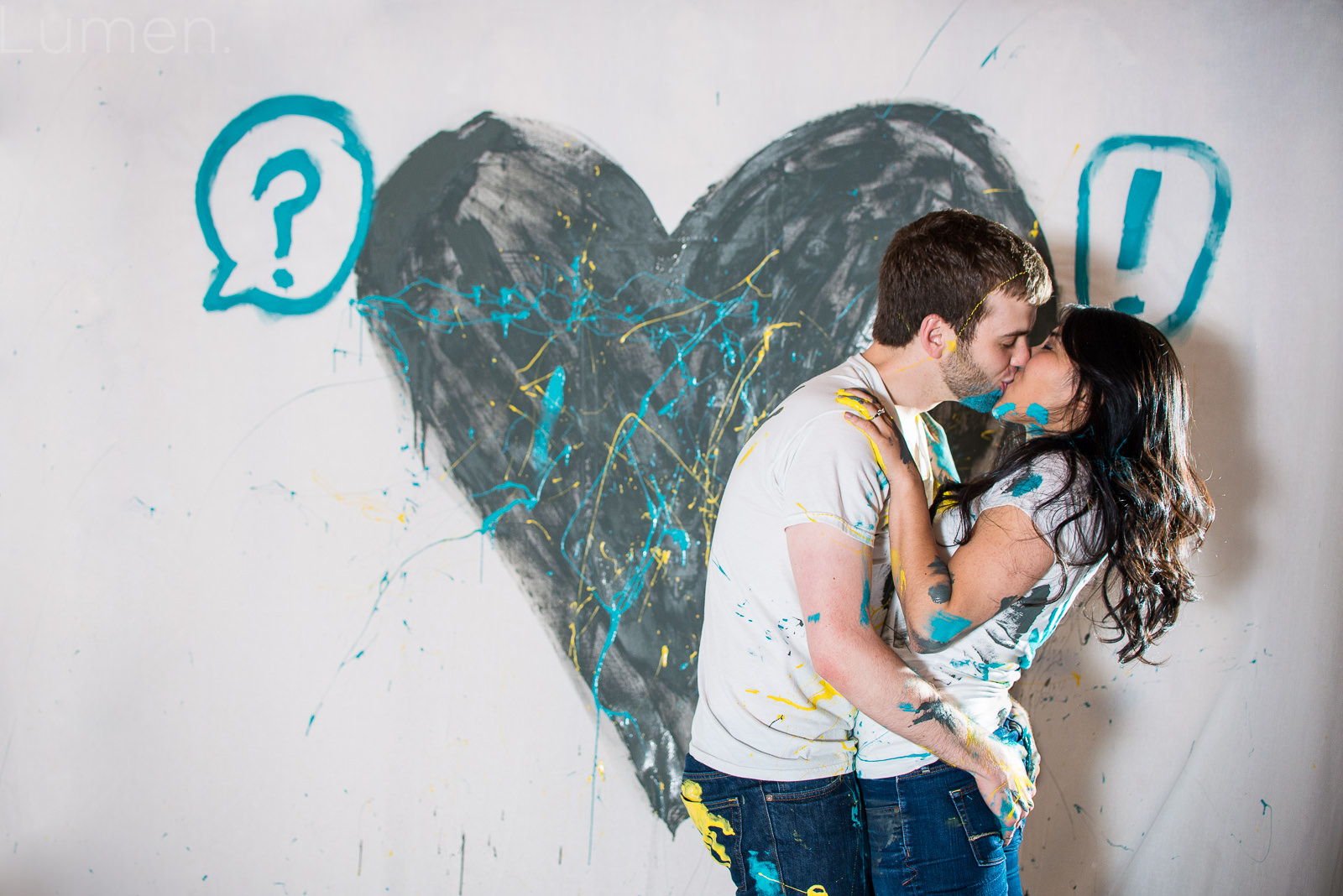 lumen, photography, adventurous, couture, minneapolis, minnesota, paint, fight, mn, bride, engagement, evan