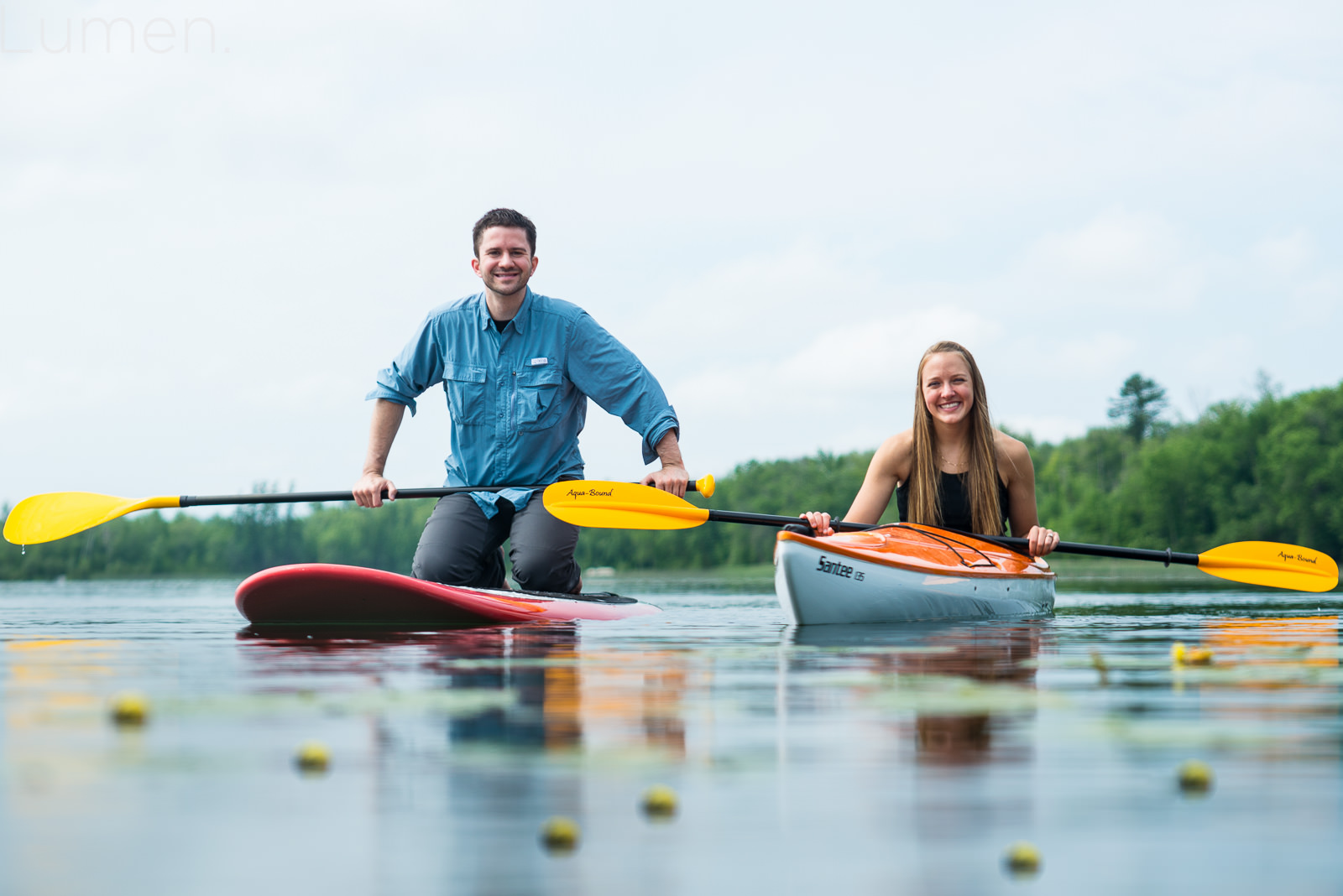 destination, engagement, photography, lumen, adventurous, couture, hackensack, minnesota, minneapolis, kayak, fishing, water