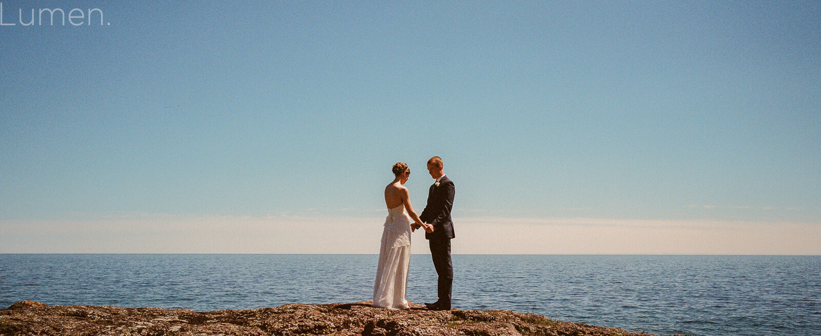 lumen photography, adventurous photography, adventurous wedding photography, north shore wedding photos, tofte, minnesota, bluefin bay wedding photography