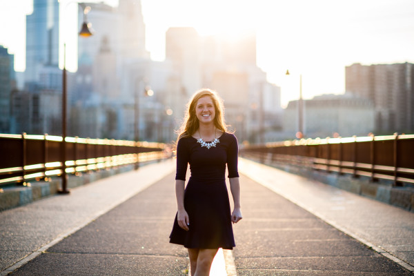 Stone Arch Bridge Senior Photo