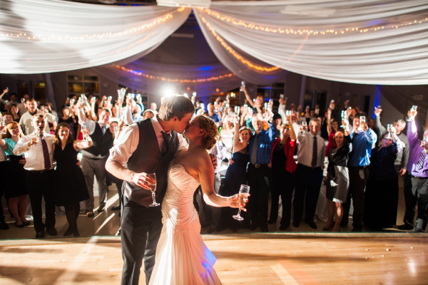 Wedding Reception Toast Photo