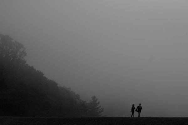 Foggy Engagement Session