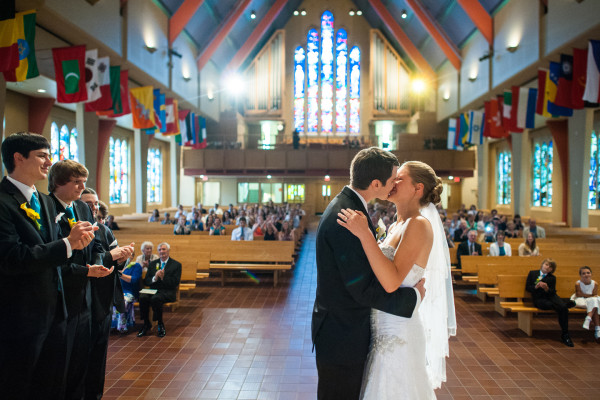 Boe Chapel Wedding Photo