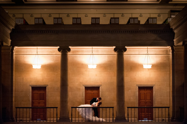 St. Paul Library Wedding Photo