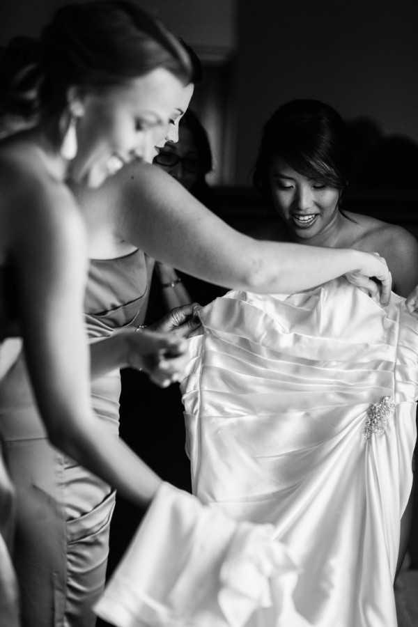 Bride Dressing Photo