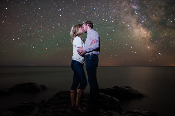 Star Trail Engagement Photography