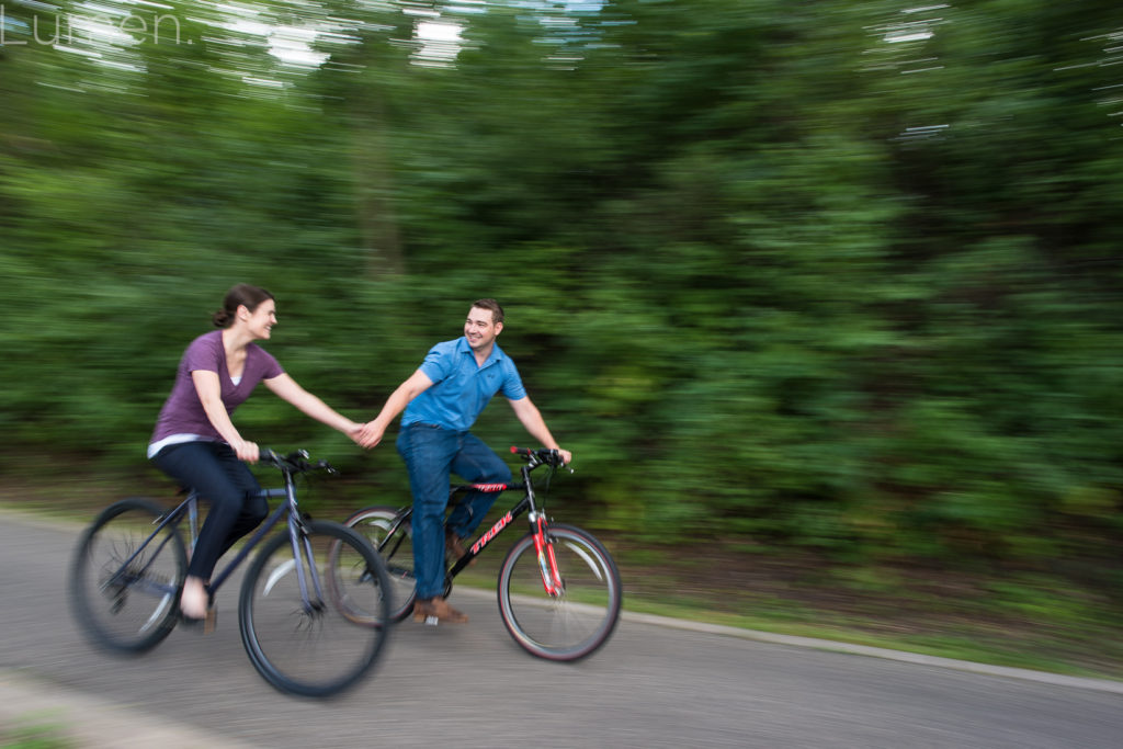 lake harriet engagement photography, adventurous photography, minneapolis engagement photography, lumen photography, biking engagement photos