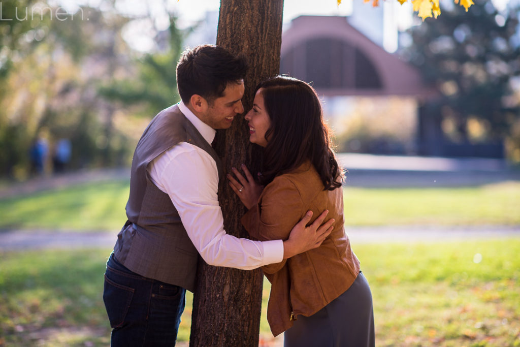 lumen photography, stone arch bridge engagement photos, minneapolis, minnesota, runyon, biking engagement photos, adventurous