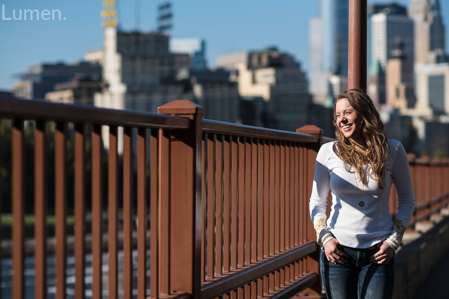 senior photos stone arch bridge, minneapolis, minnesota, adventurous, lumen, photography, 